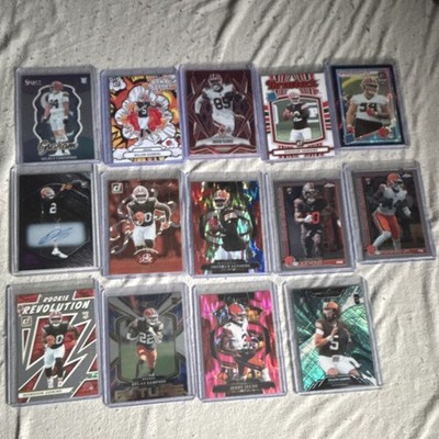 2025 Cleveland Browns 13Card Lot Select/Prizm/Donruss/Phoenix Auto/Numbered/auto