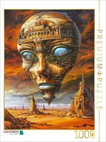 Calvendo Puzzle The Golden Head | 1000 Pieces, Finished Size 25.2 × 18.9 In (64