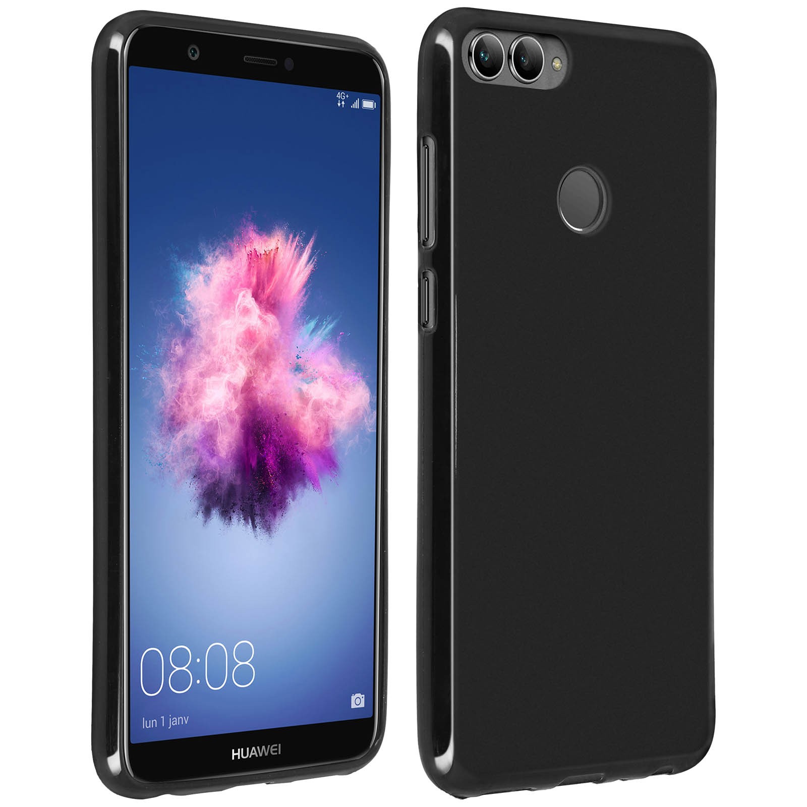 Coque silicone Huawei P Smart antidérapante et anti-chocs aspect mat