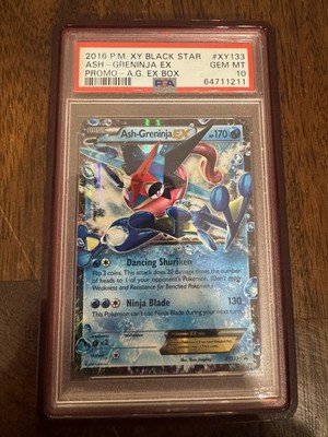 Ash-Greninja EX XY133 XY Holo Black Star Promo PSA 10 Pop 25 GRAIL