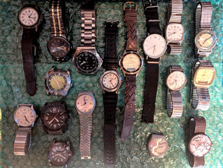 Quartz Watch Lot 17 Watches Sold AS IS for parts or repair