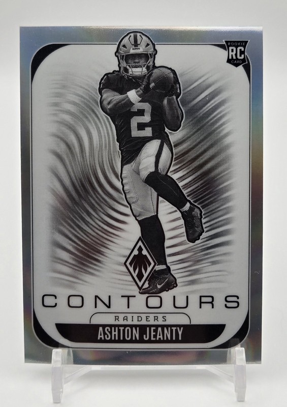 2025 Panini Phoenix Football - Ashton Jeanty #17 (RC) Contours Las Vegas Raiders