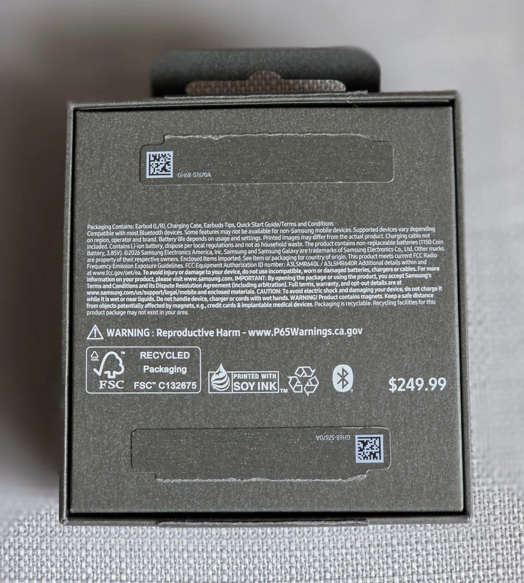 Samsung Galaxy Buds4 Pro SM-R640 Blanco Auriculares Bluetooth Caja Abierta