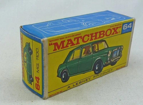 Lesney Matchbox Toys MB64b MG 1100 ORIGINAL Empty F Type Box