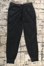 Purple Label Yoga Healing Hands Scrub Pants Black Small