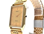 [EXC+5] SEIKO Dolce 7740-5000 Gold Dial 25mm Men's Vintage Watch From Japan