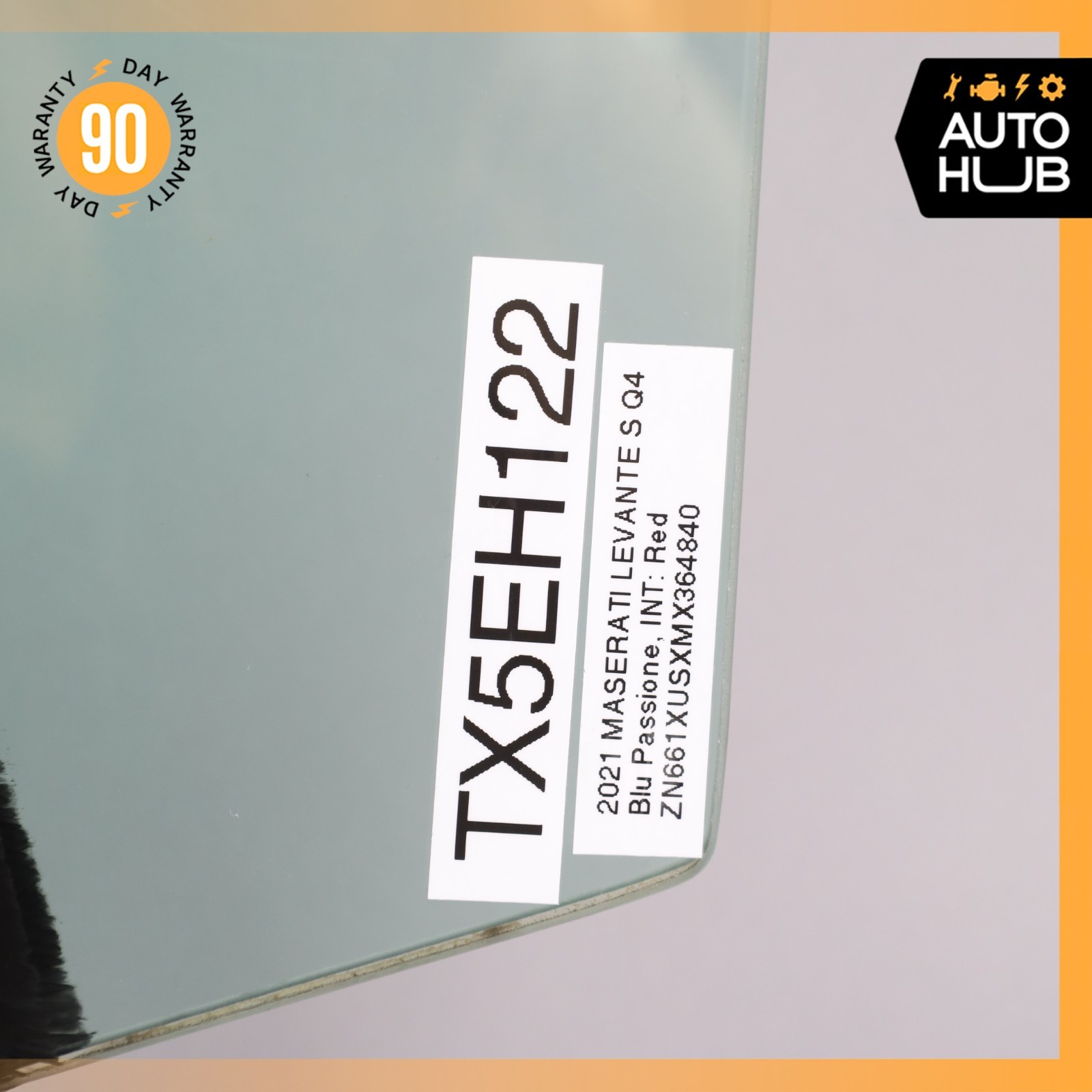 17-24 Maserati Levante M161 S Q4 Front Right Side Door Window Glass OEM 35k