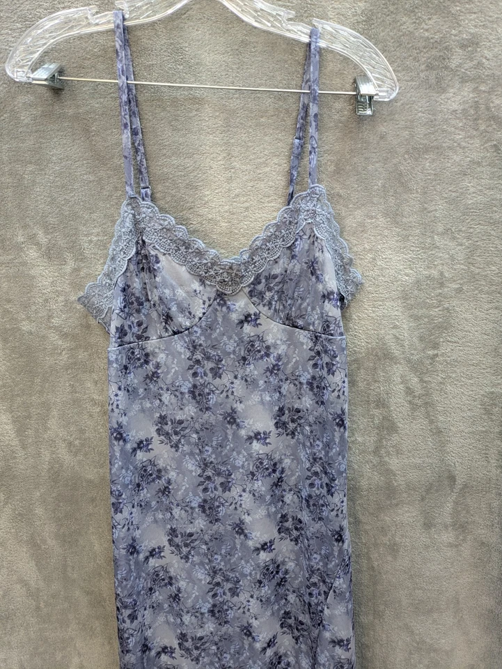 Vestido Feminino Y2K Maxi Slip Médio 8-10 Fada Grunge Anos 90 Cottagecore Feminino - Imagem 2 de 4