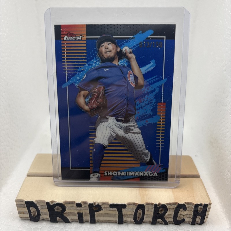 Shota Imanaga 2026 Topps Finest - Uncommon - Numbered /150 - Blue Color Match