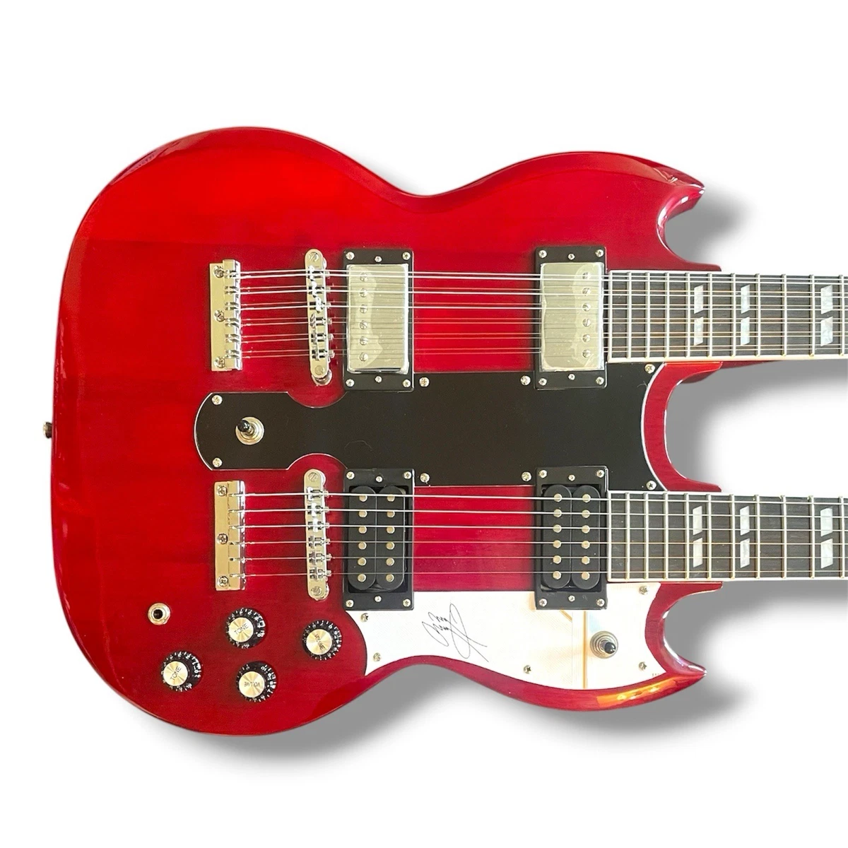 Jimmy Page Signed In Original Autographed Rock & Pop Guitars