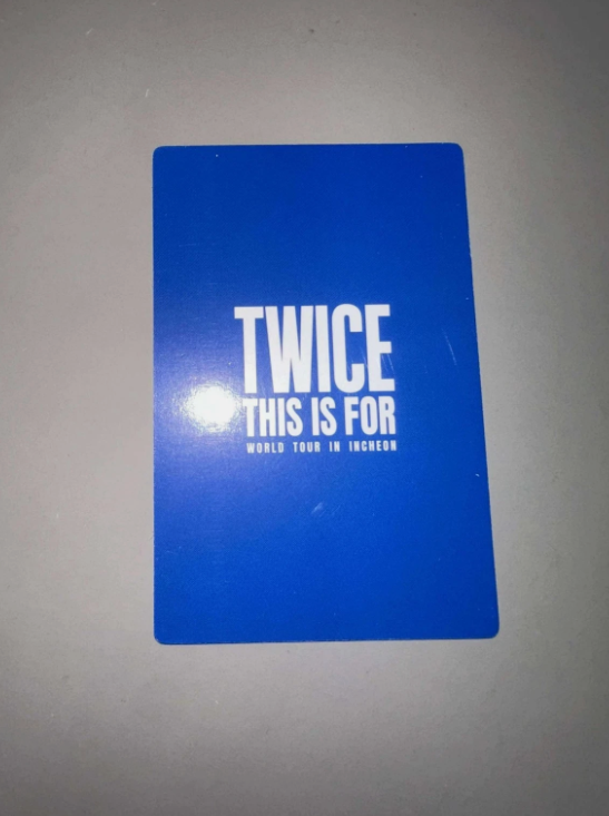 TWICE OFFICIAL WORLD TOUR THIS IS FOR CONCERT INCHEON PHOTOCARD