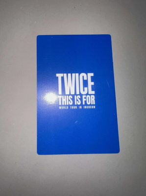TWICE OFFICIAL WORLD TOUR THIS IS FOR CONCERT INCHEON PHOTOCARD