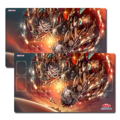 yugioh card game mat Amazon.com: Stitched for Yugioh Playmat, 2-Player,Free Counters*2 & Storage  Bag Master Rule Duel Field Zones, Large Card Game Mat, Original Art Designs  & Accessories (Basic) : Toys & Games
