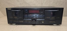 Vintage TEAC W-760R Double Cassette Deck Stereo - TESTED - READ DESCRIPTION INFO