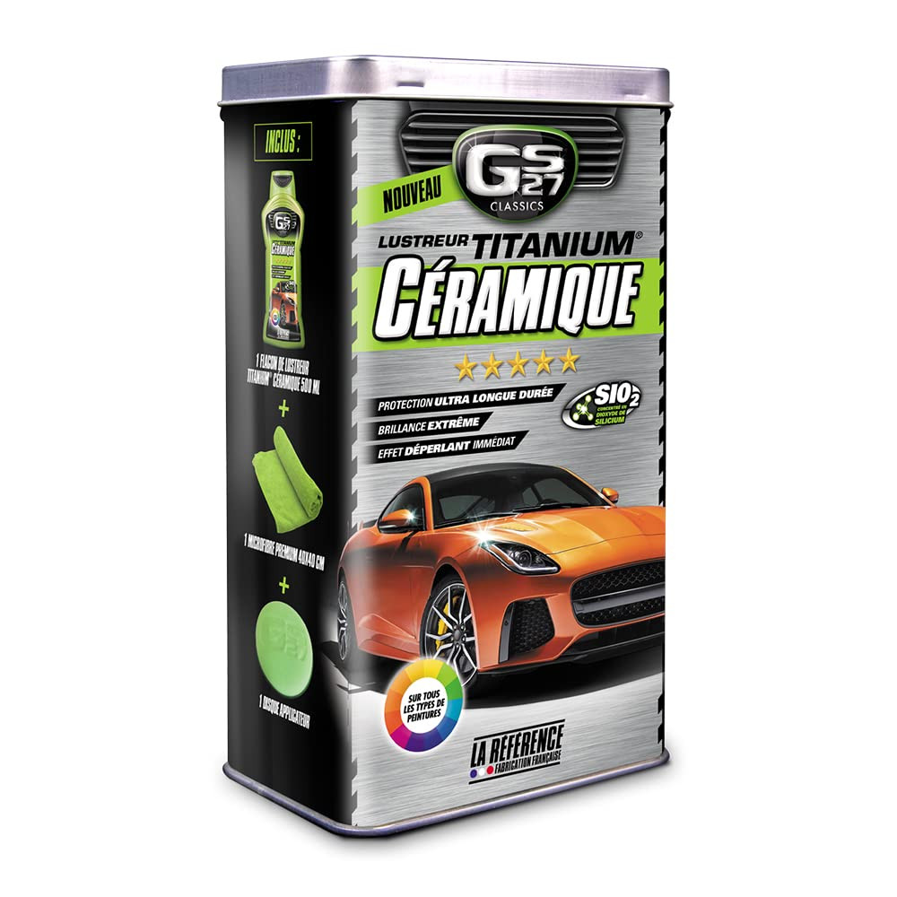 Lustreur Titanium Céramique SIO2 avec protection 6 mois et brillance auto