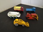 MATCHBOX LESNEY LOT OF FIVE MODELS INC GRIT-SPREADER TRUCK --Y308