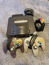 Nintendo 64 N64 System Console NUS-001 W/ 2 Controllers Tested