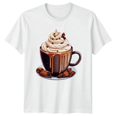 Chocolate Lovers Dream Hot Cocoa Whipped T-Shirt Heiße Schokolade Tasse Geburtstag