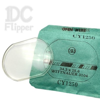 Wittnauer Watch Crystal G-S CY1250 34.3 x 25.6 Rectangle TV Cushion Case 3104