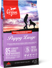Orijen Puppy Large Breed 11.4kg 7.50 per kilo
