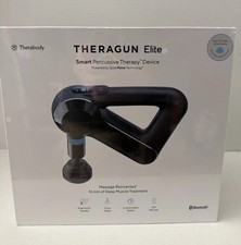 Therabody THERAGUN Elite Smart Percussive Therapy Massage Device Black SEALED 