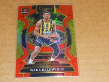 2025/26 Panini Select EUROLEAGUE WADE BALDWIN IV RED PRIZM 139/199 #72