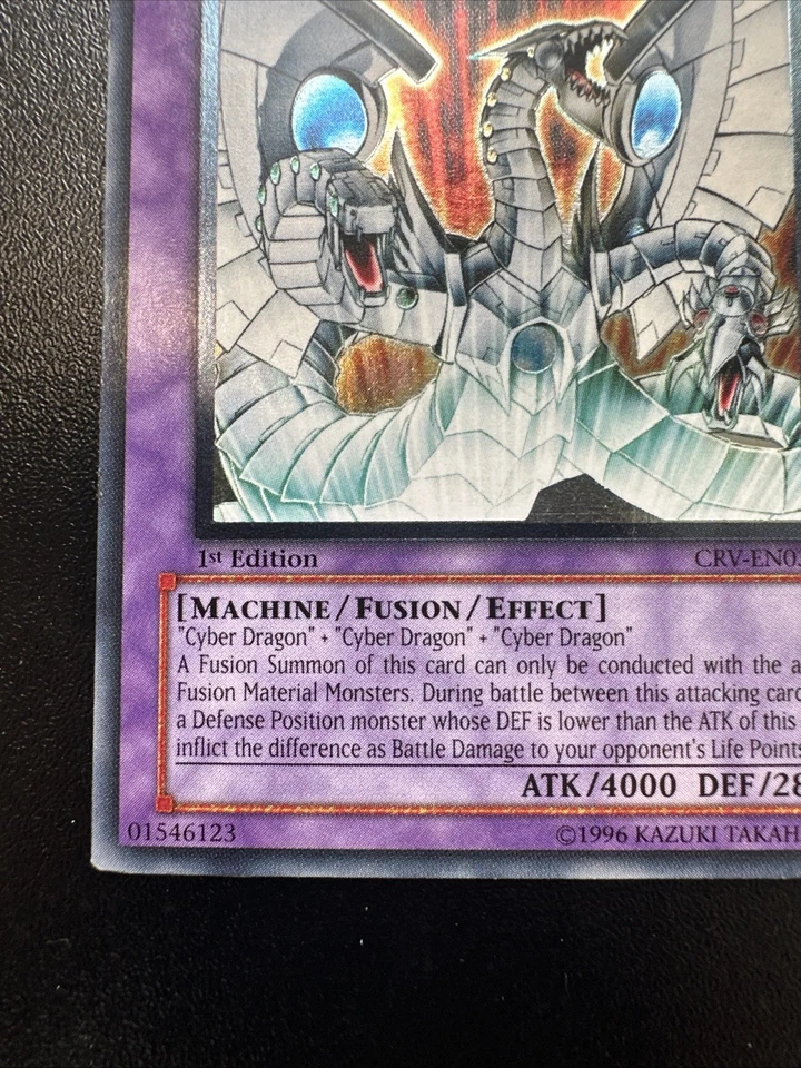 Cyber End Dragon - CRV-EN036 - Ultimate Rare - 1st Edition Yugioh Near Mint - Image 4 of 4