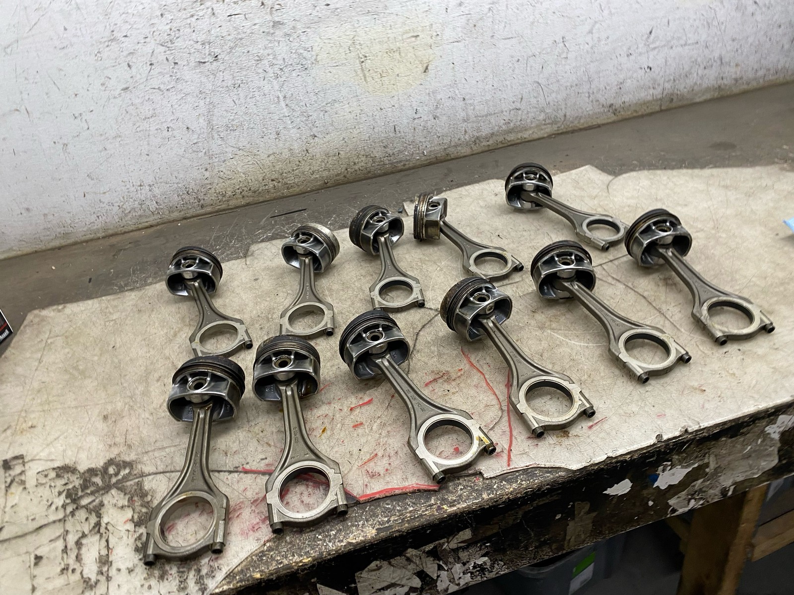 2017 BENTLEY BENTAYGA 6.0L W12 ENGINE PISTON SET 12 PCS *35K MILES*
