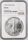 United States Mint American Eagle 1994 1 oz Silver NGC MS 69 0.999