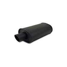 Vibrant 1147 Universal Single Muffler Flat Black 3 Inch