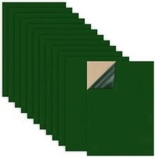 Waterproof 12PCS Adhesive Felt Sheets - Soft Green Velvet for Endless DIY Ideas