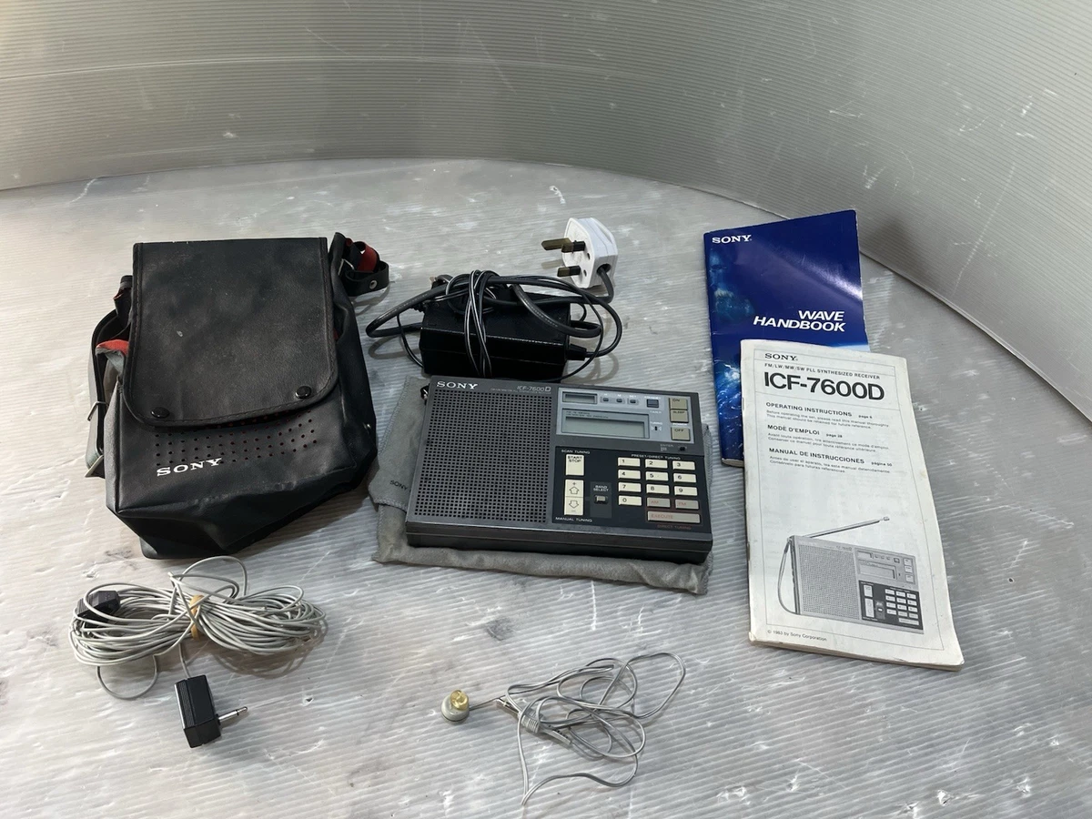 Radio Portátil Digital HanRongDa FM/MW/SW1-7 Negro, Alimentación a