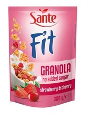 Sante Fit Granola Truskawka Wiśnia Bez Dodat...