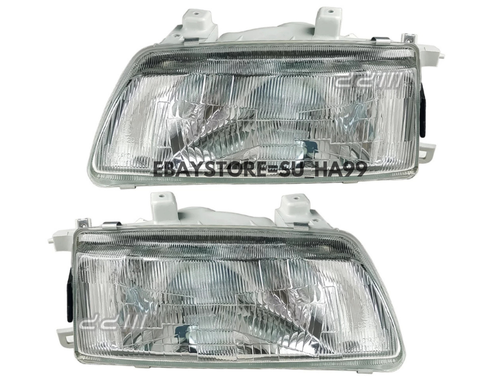 DEPO 1 Pair Headlight Lamp For Honda Civic EF ED EE EF2 EF8 EF9 1990-1991 Glass