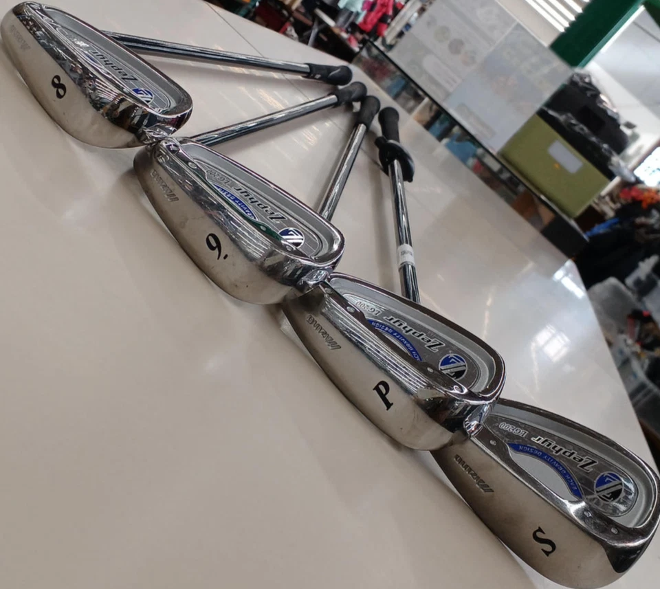 Mizuno ZEPHYR LG200 2007 Iron set 8,9,P,S flex R Used - Image 3 of 4