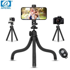 APEXEL 360 Extendable Octopus Tripod Portable Flexible PhoneStand for DSLR Gopro