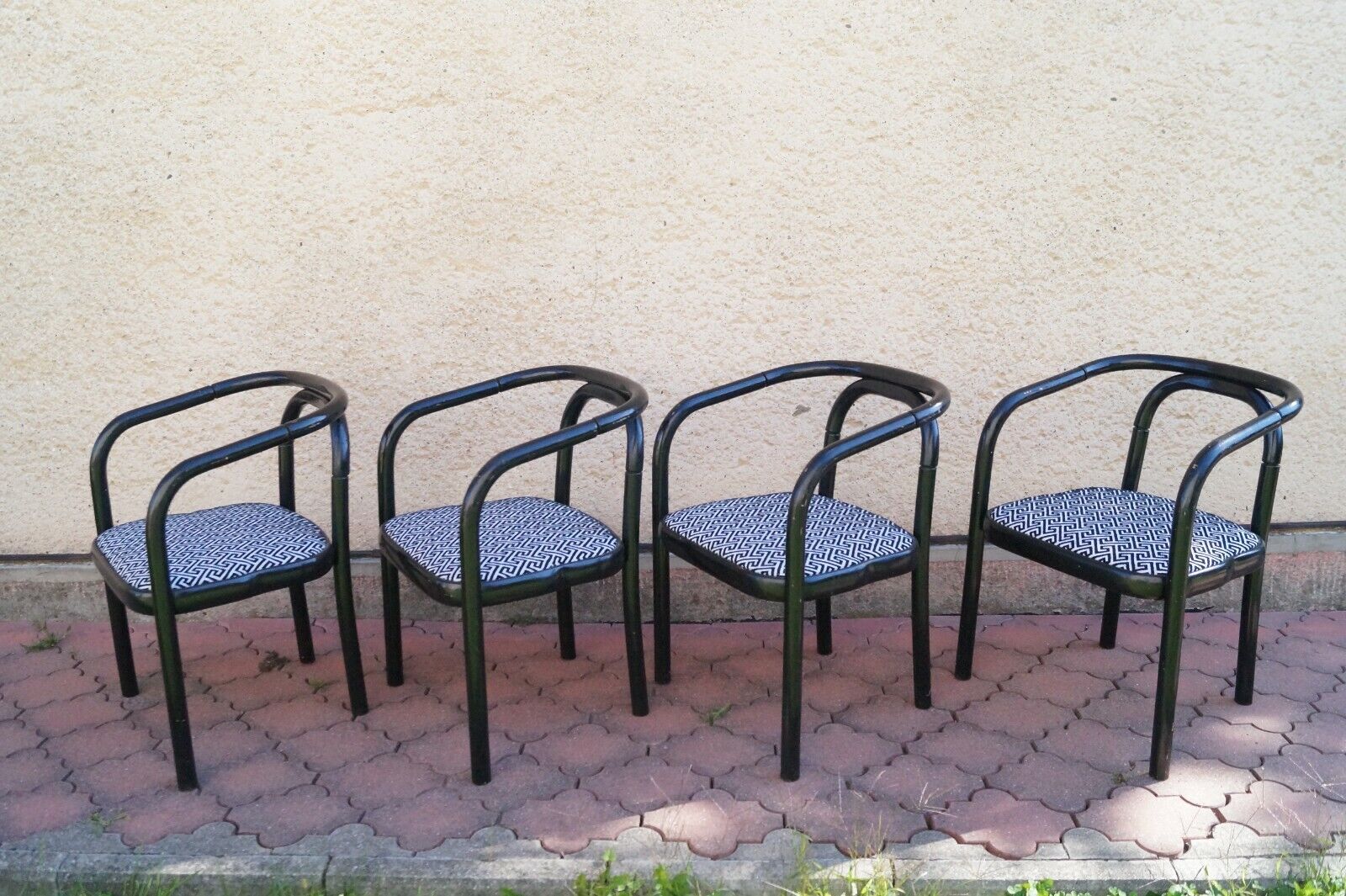 Vintage Set of 4 dinning chairs style of Otto Wagner Ton / Thonet 