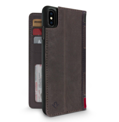 BROWN Twelve South BookBook Wallet ID Folio Leather 3in1 Case for