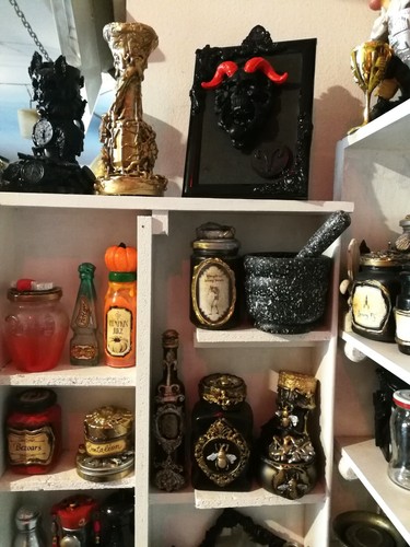 box witchcraft ritual black magic satanic altar baphomet satan lucifer figures 1 - Picture 5 of 12