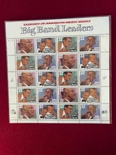 US Scot 3096-3099 Legends of American Music Big Bands Leaders pane  of 20 MNH
