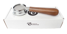 BEZZERA Bottomless Portafilter Espresso Walnut Handle - Triple Shot 21g Basket