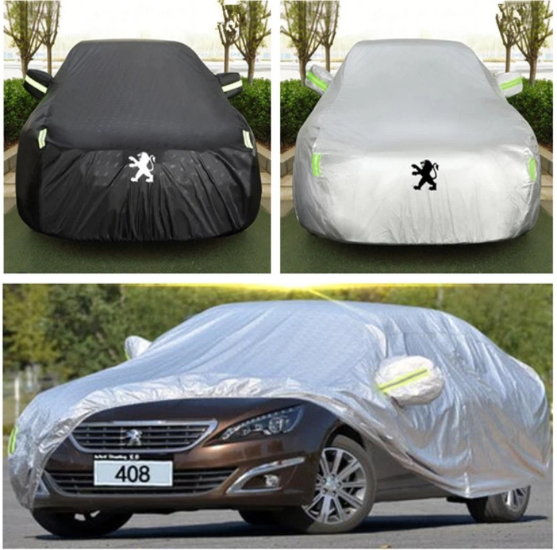 Car Outdoor Full Cover Body Dustproof Sun UV Protection for Peugeot 307,308,3008 — 第 2/4 张图片