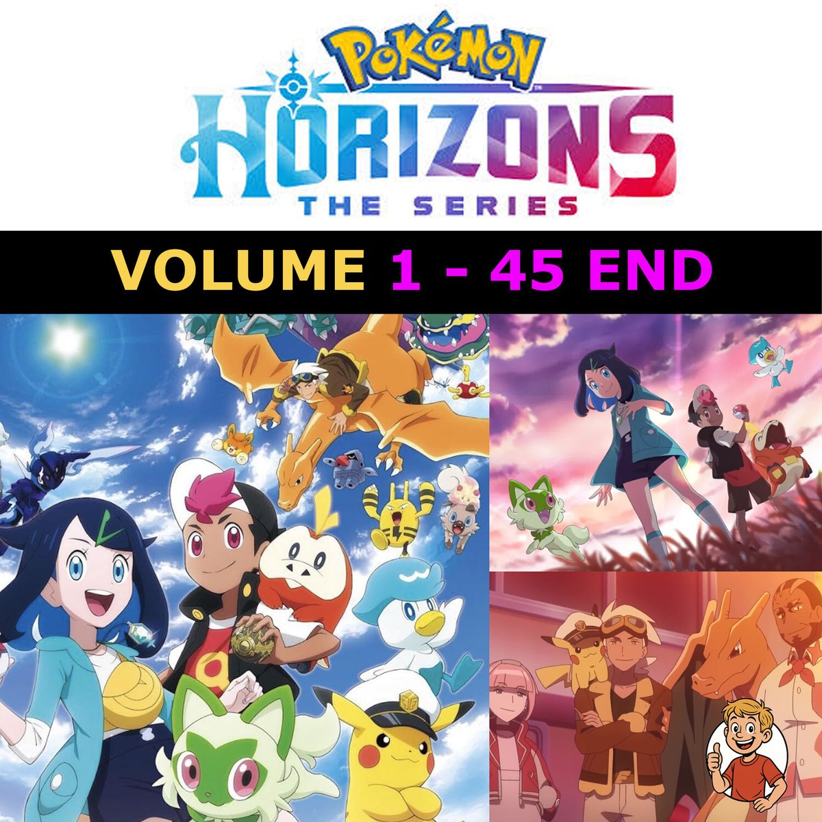 POKEMON HORIZONS : The Series Vol.1-45 End English Dubbed DVD | eBay