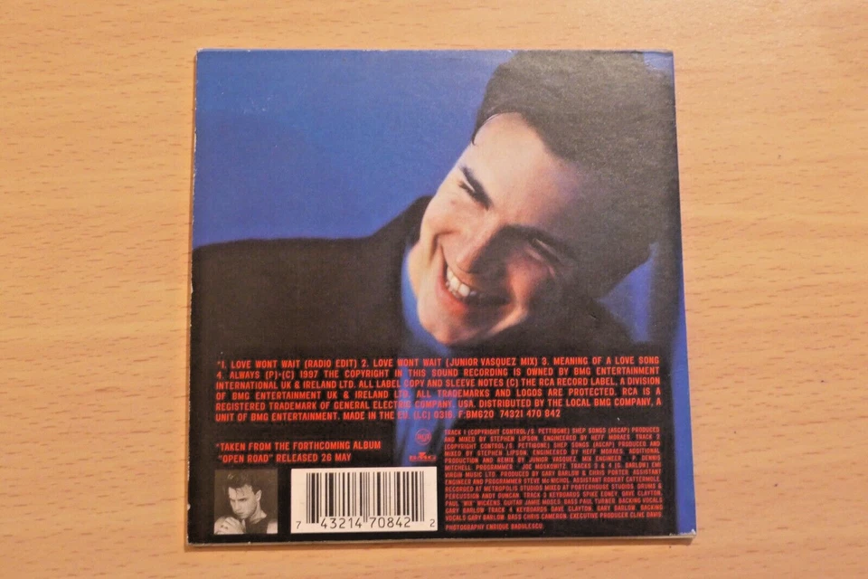 Gary Barlow - Love Won't Wait CD1 (1997) VGC. - Image 2 of 2