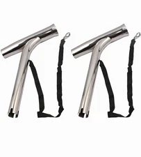 2X Stainless Steel Fishing Outrigger Holder Boat Rod Holder for Marine Boat