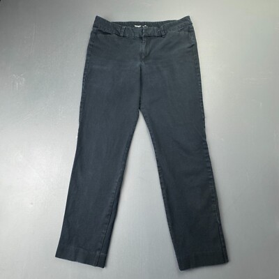 Old Navy Pixie Pants Women s 8 Blue Ankle Stretch Slim Fit Never Fade Workwear