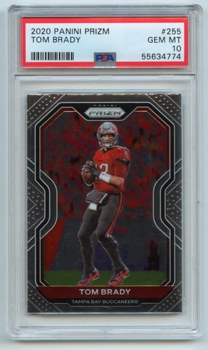 Tom Brady 2020 Panini Prizm #255 PSA 10 GEM MINT