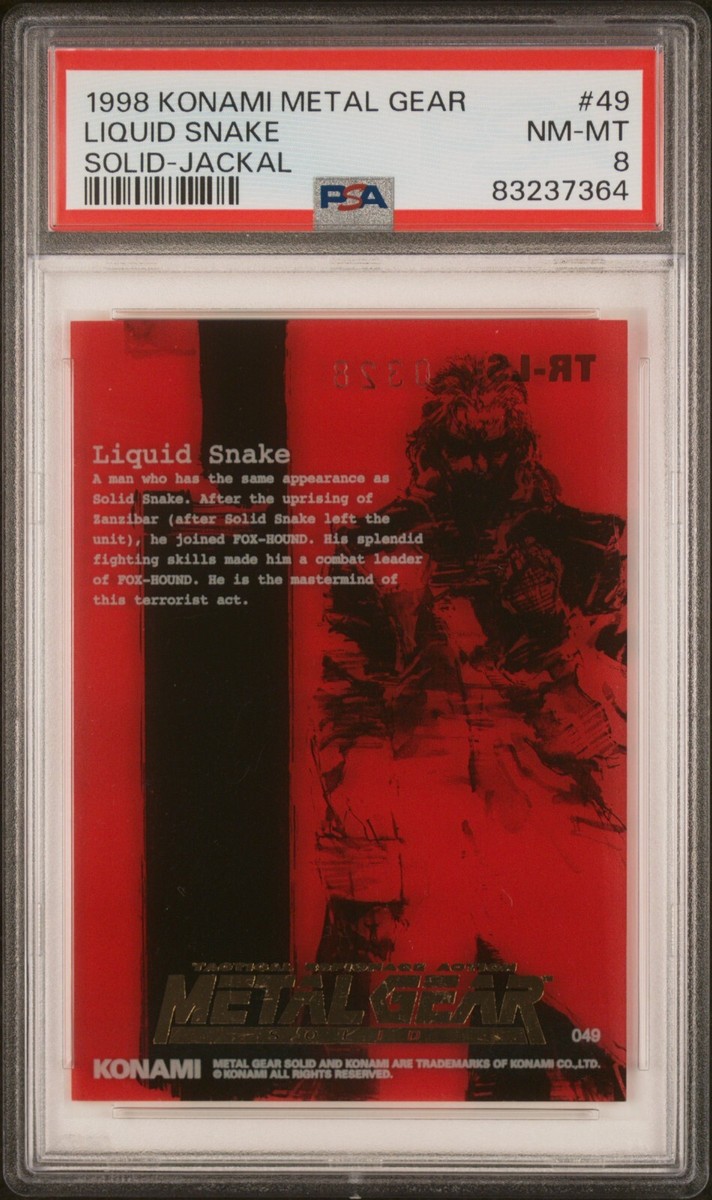 その他 L GEAR SOLID TRADING CARD JACKAL 49 その他 L GEAR SOLID TRADING CARD JACKAL 49 1998 Konami Metal