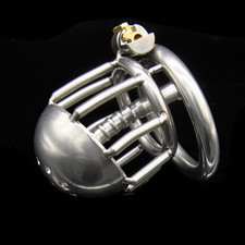 Stainless Steel Male Chastity Device Tube Small Chastity Cage Locks Rings