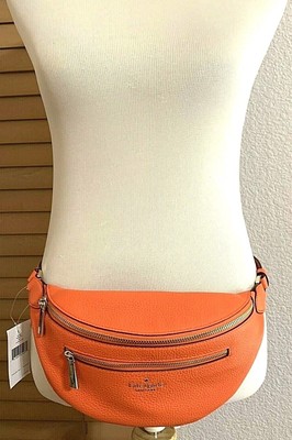 coral fanny pack